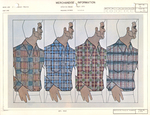 Merchandise Line J - Flannel Shirts, Fall 1971 by Alden Willard Cole, Fleet Library, and Visual + Material Resources