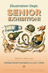 2019 Illustration Senior Exhibition by Campus Exhibtions, Illustration Department, and Julie Benbassat